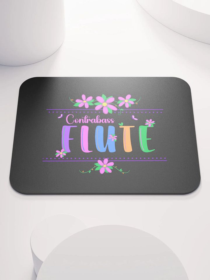 Floral Flute Contrabass Mouse Pad product image (2)