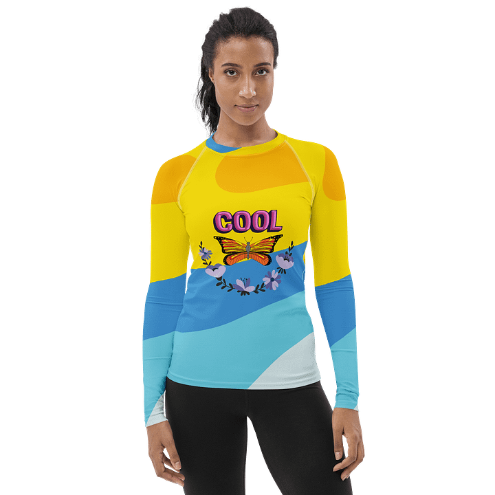 Butterfly Bliss Women's Rash Guard product image (1)