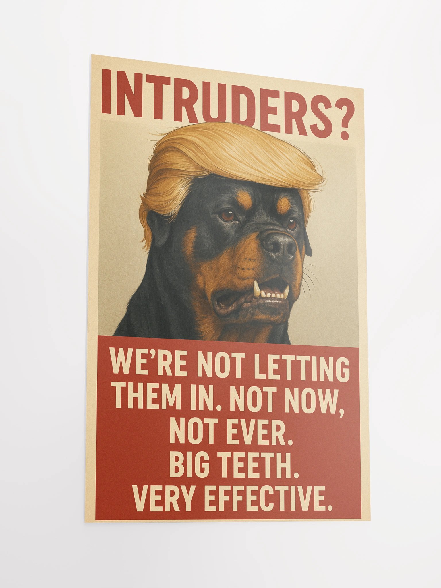 Big Teeth, Very Effective - Rottweiler Poster product image (5)