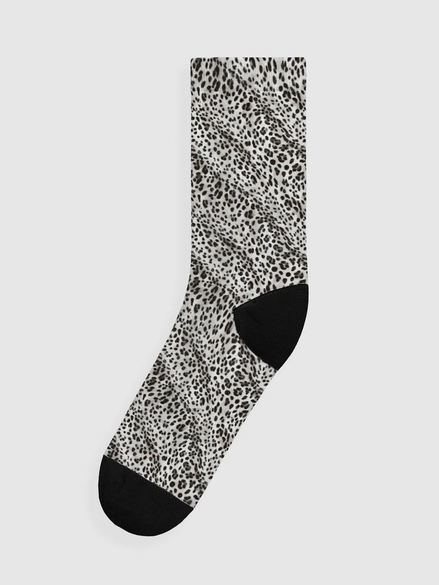 Grey Leopard Socks product image (1)