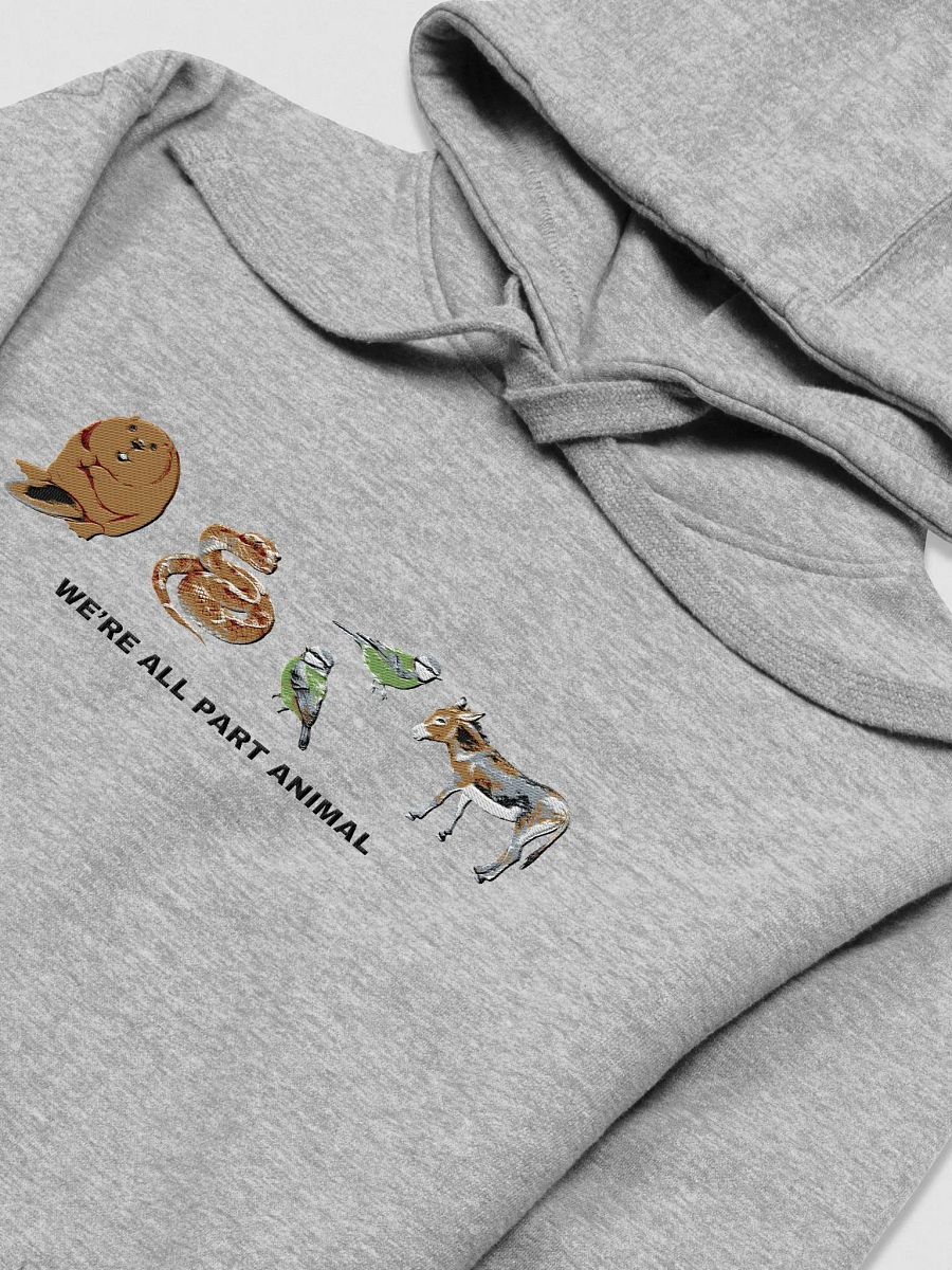Embroidered Hoodie - We're All Part Animal product image (16)