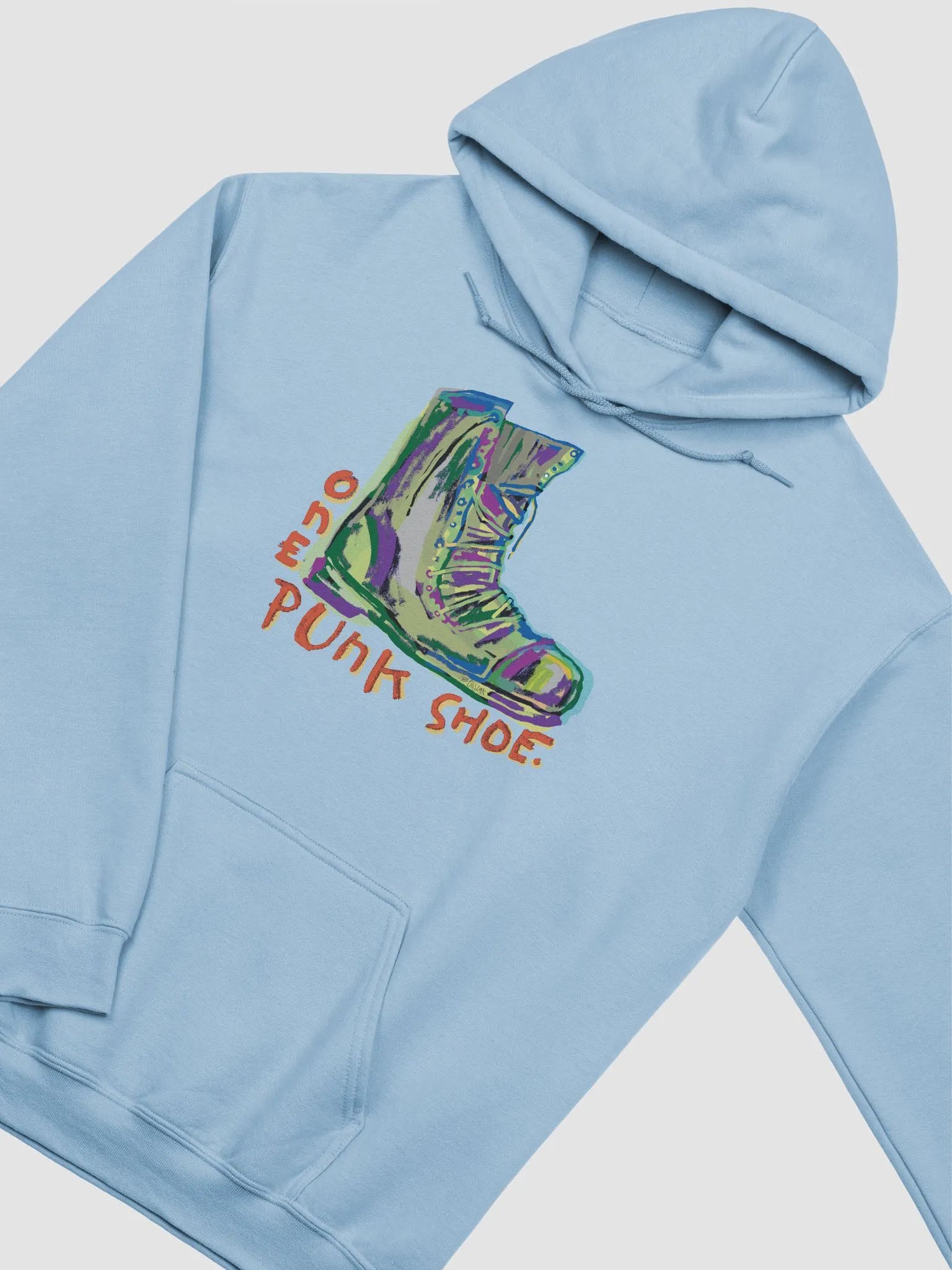 Punk Shoe on a Hoodie product image (9)