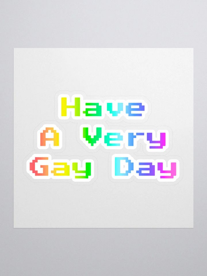 Have A Very Gay Day Stickers product image (1)