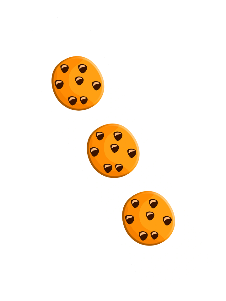Three Cookie Emoji Sticker product image (2)
