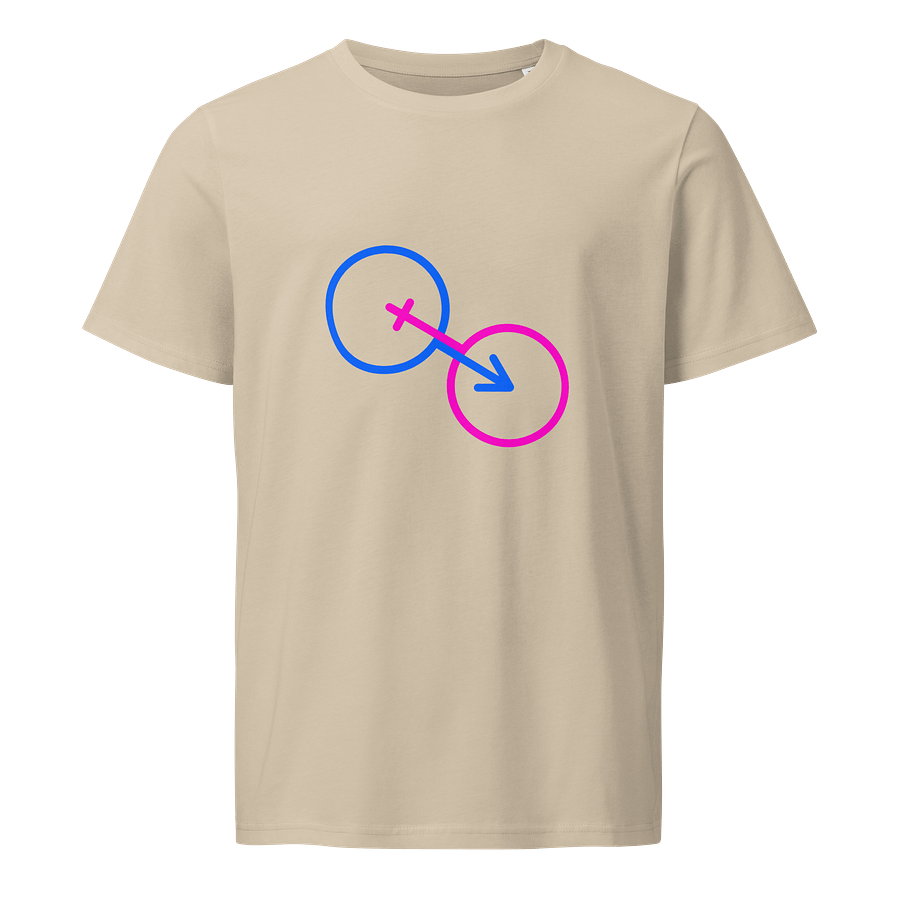 Male & Female Interlinked Symbol Unisex Organic Tee product image (1)