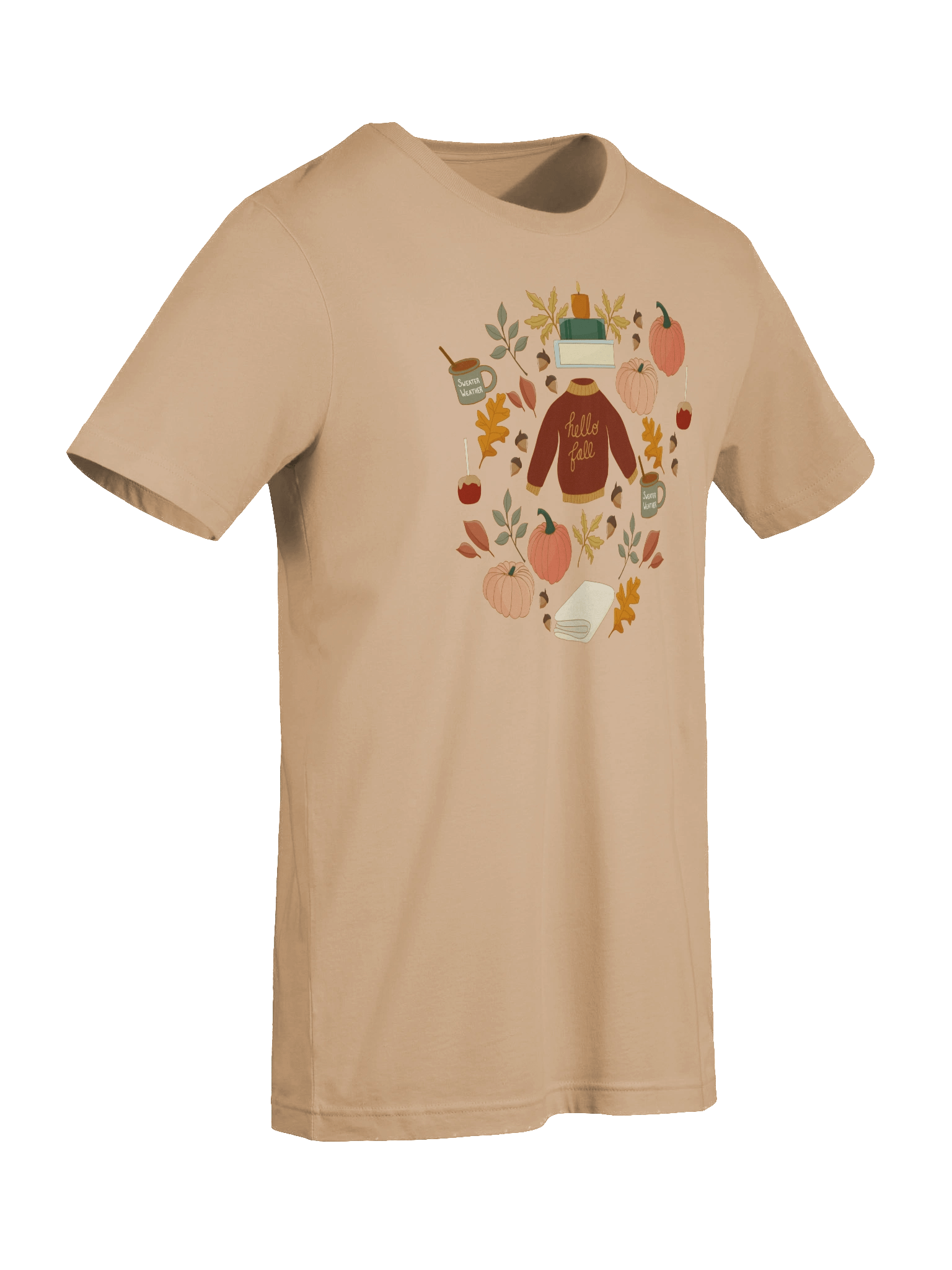 Cozy Fall Design Bella+Canvas Supersoft T-Shirt product image (10)