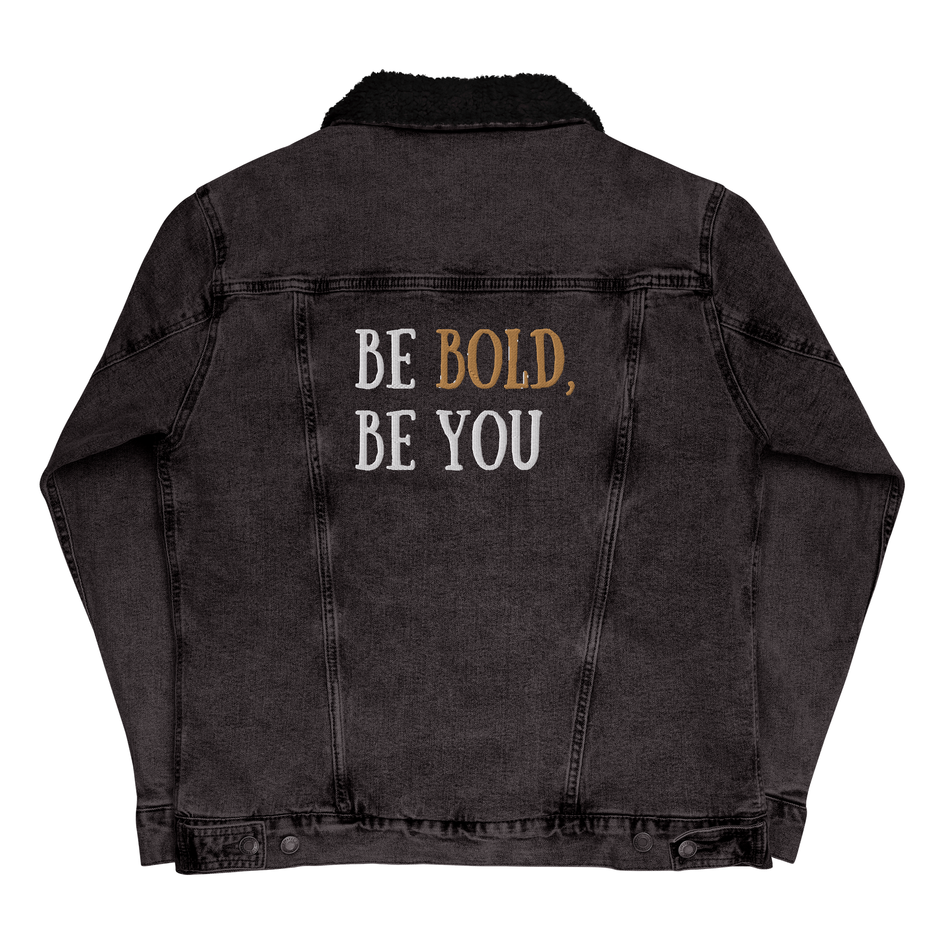 Be bold, be you sherpa Denim Jacket product image (3)
