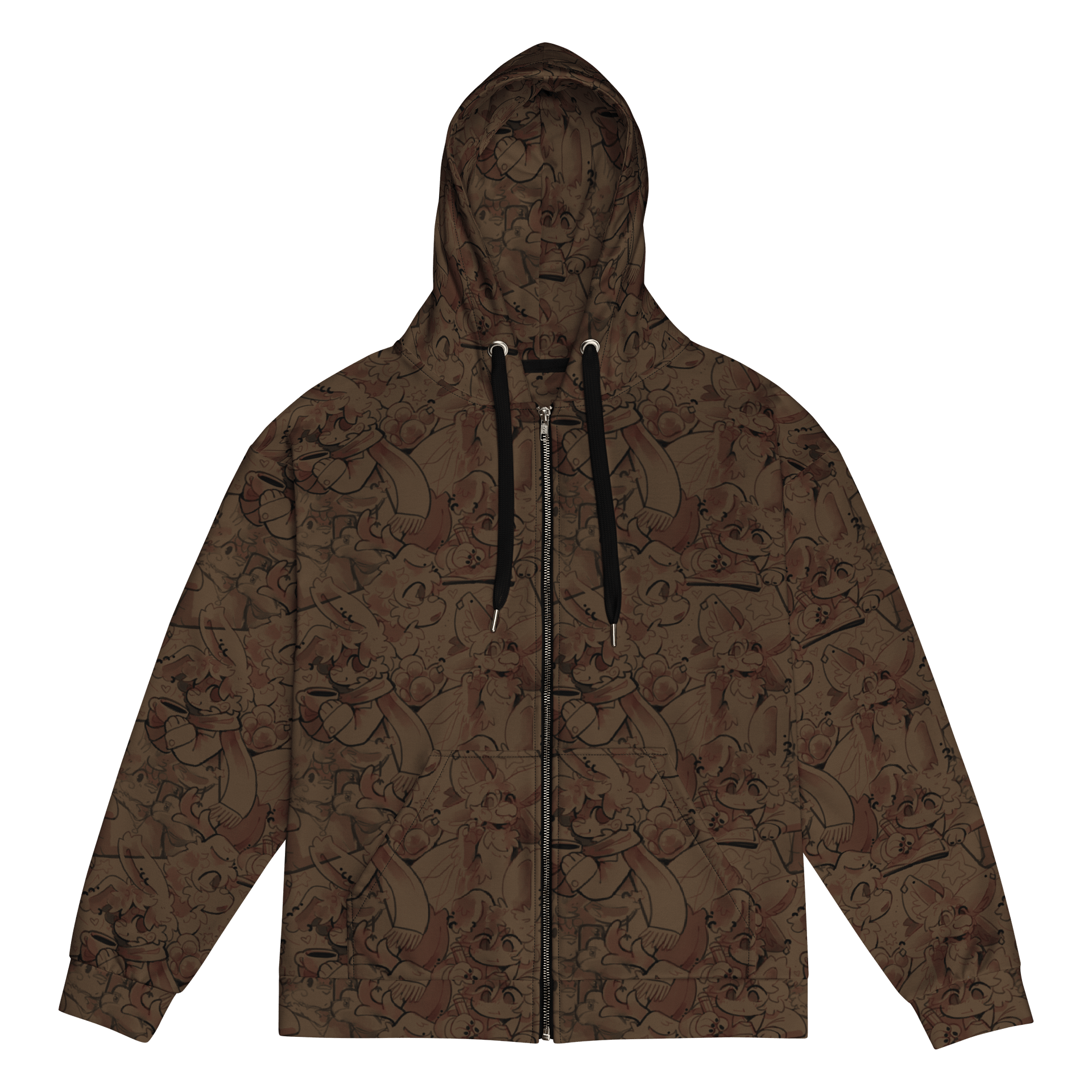 doodle page all-over-print hoodie product image (1)