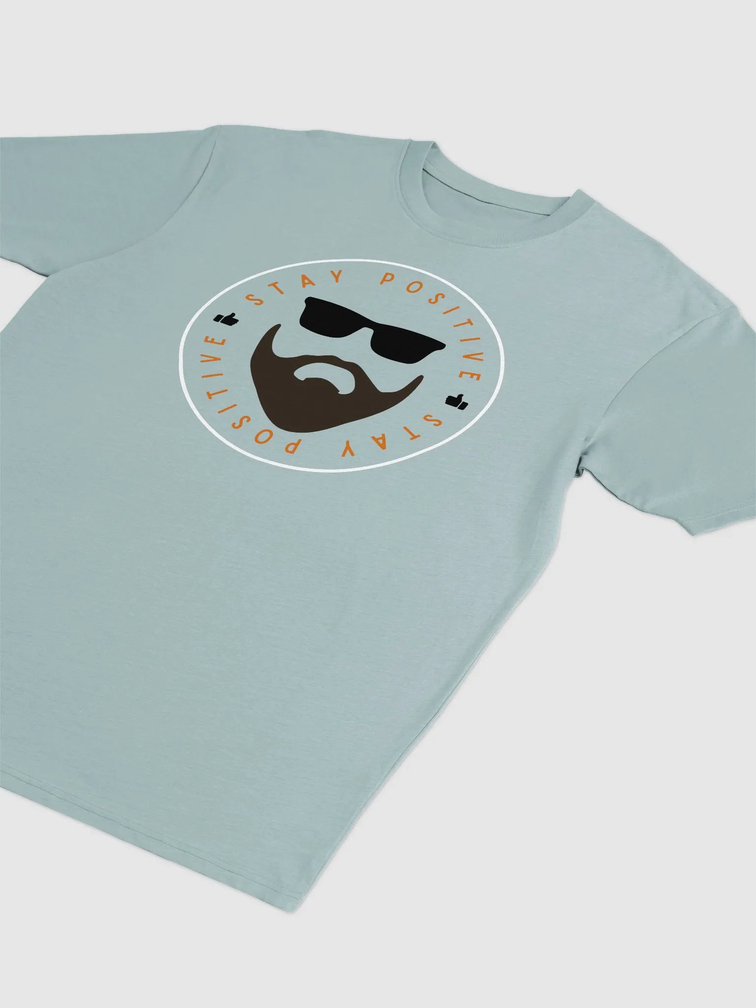 Stay Positive Quotes by Jon Heavyweight T-Shirt product image (4)