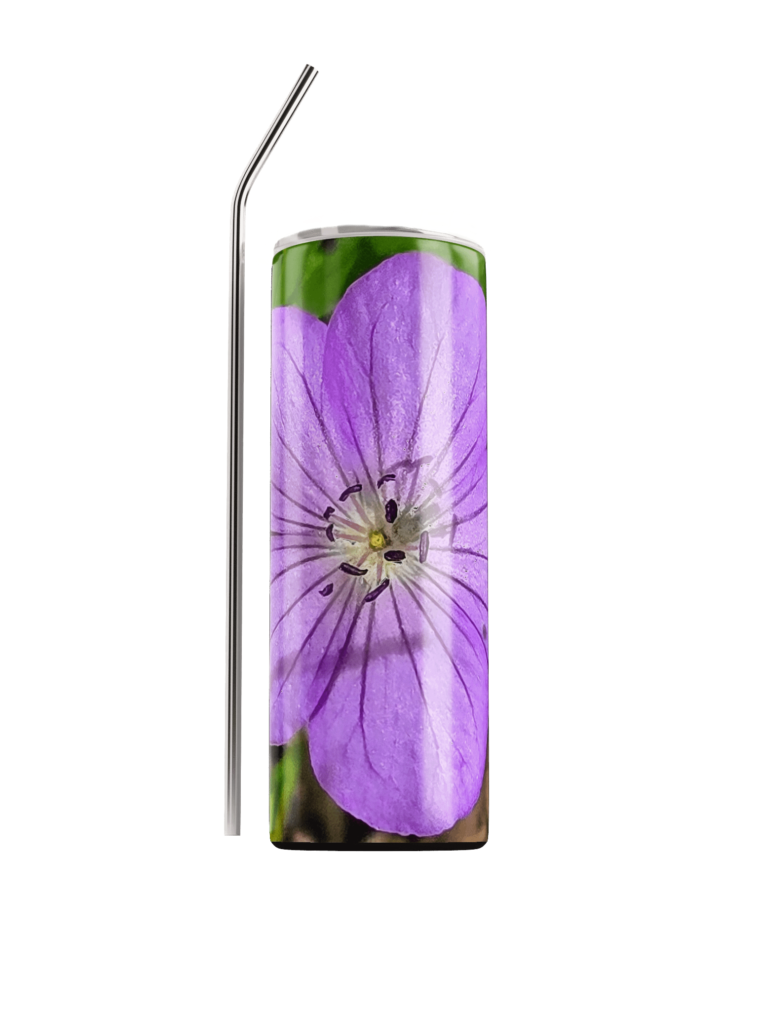Purple Petal Stainless Steel Tumbler product image (1)