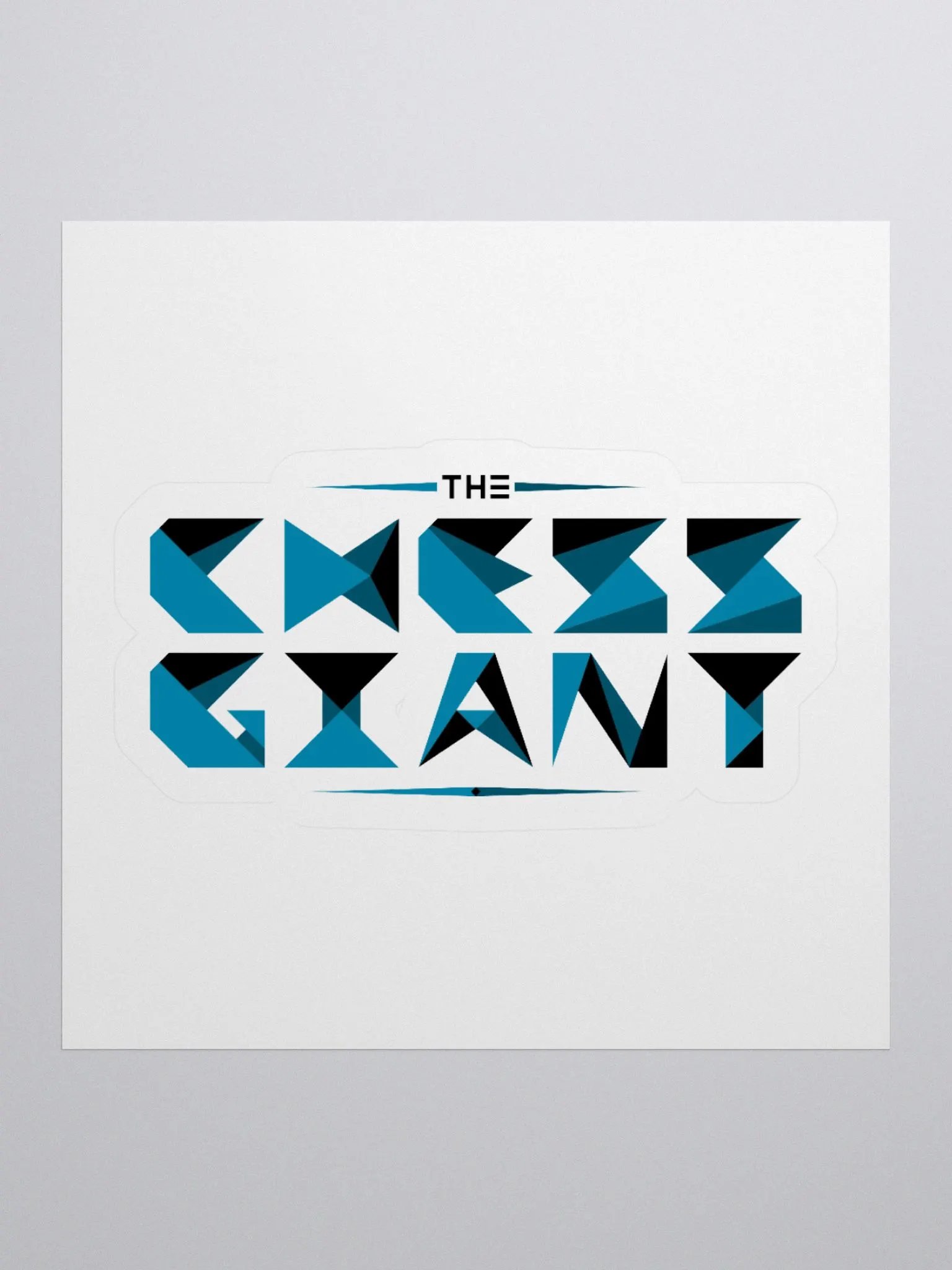 The Chess Giant logo sticker product image (2)