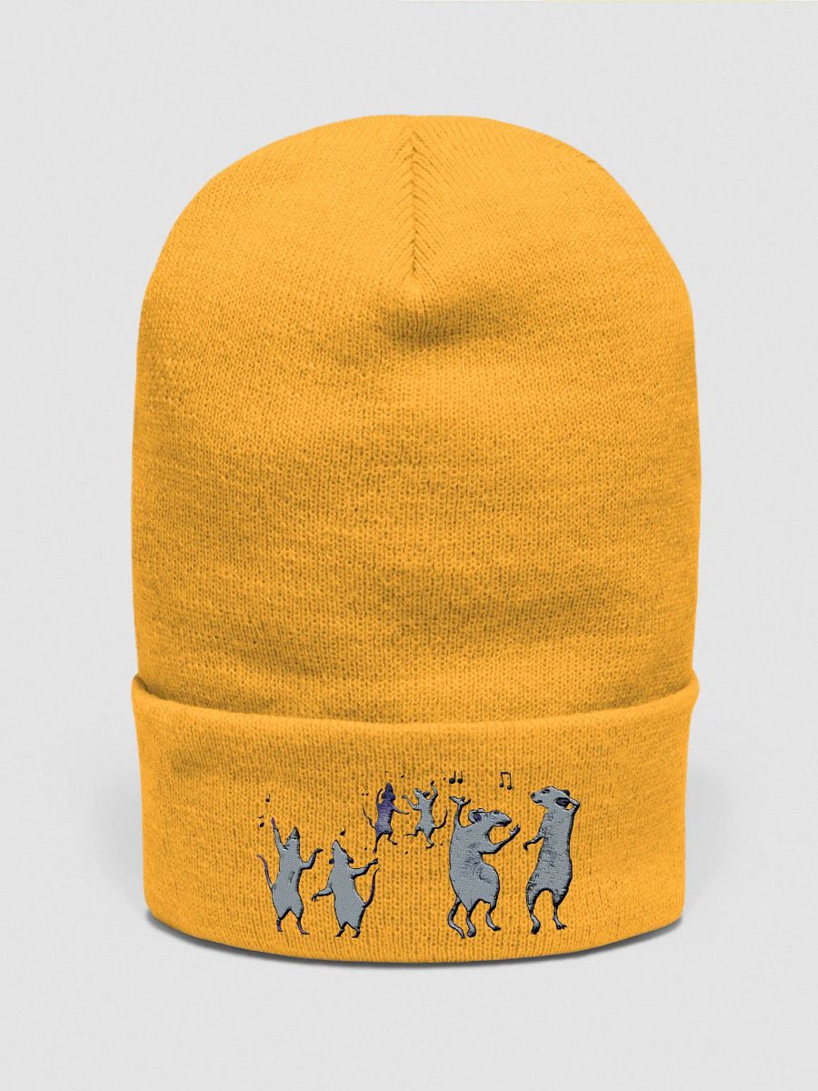 dancing rats beanie (yellow) product image (3)