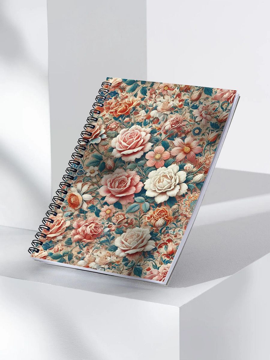 Royal Floral Spiral Notebook product image (3)