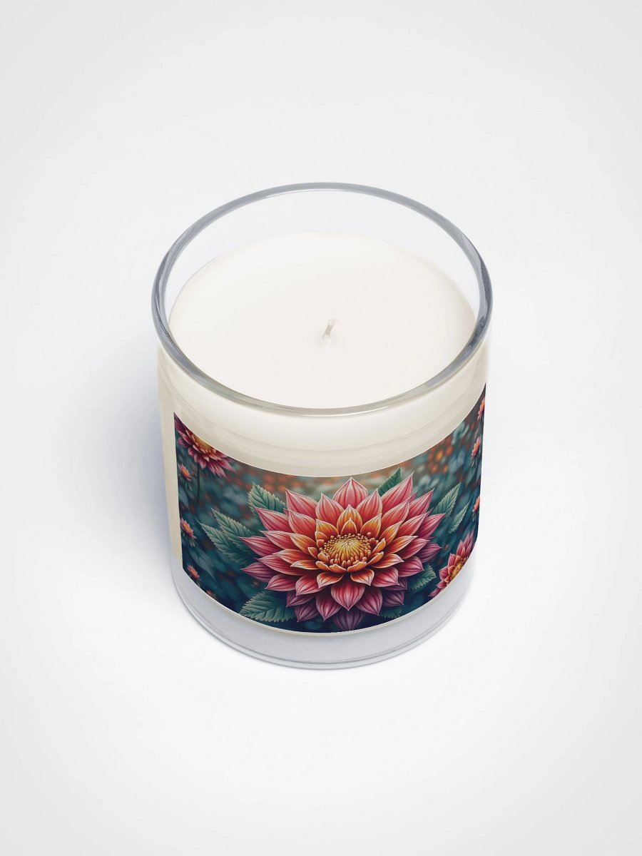 Mandala Flower Candle – Bohemian Botanical Meditation Decor product image (3)