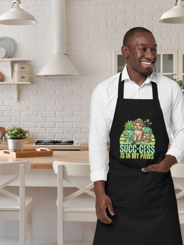Succulent Gardening Dog Apron product image (1)