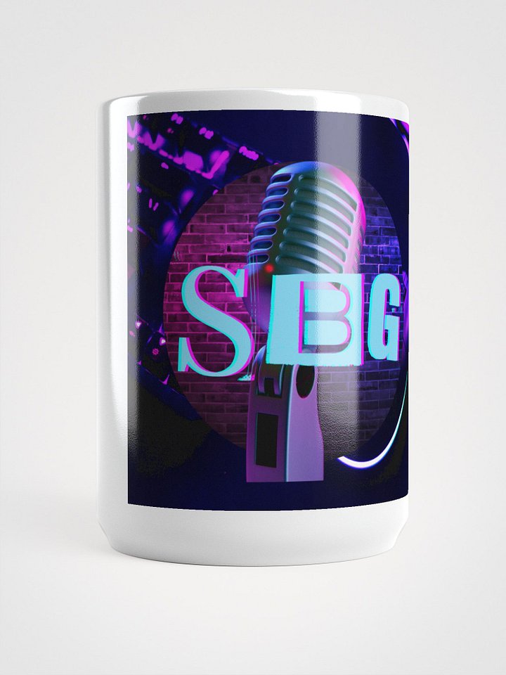 Neon SBG Microphone Mug product image (1)
