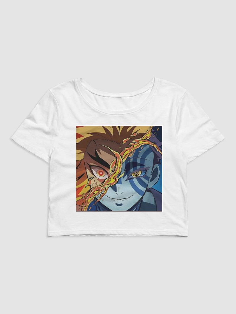 Moonlight Flames Women's Crop Tee