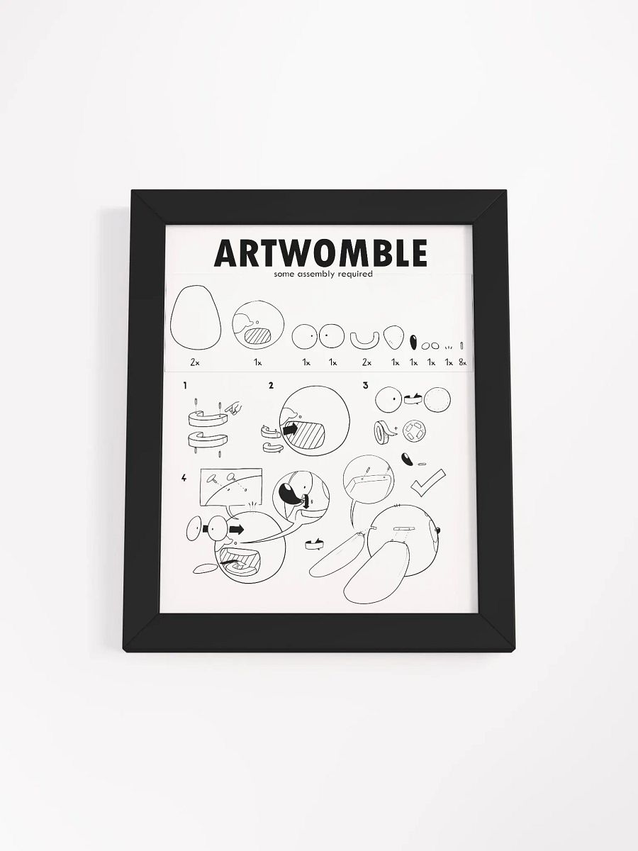 Artwomble SAR Framed Print product image (3)