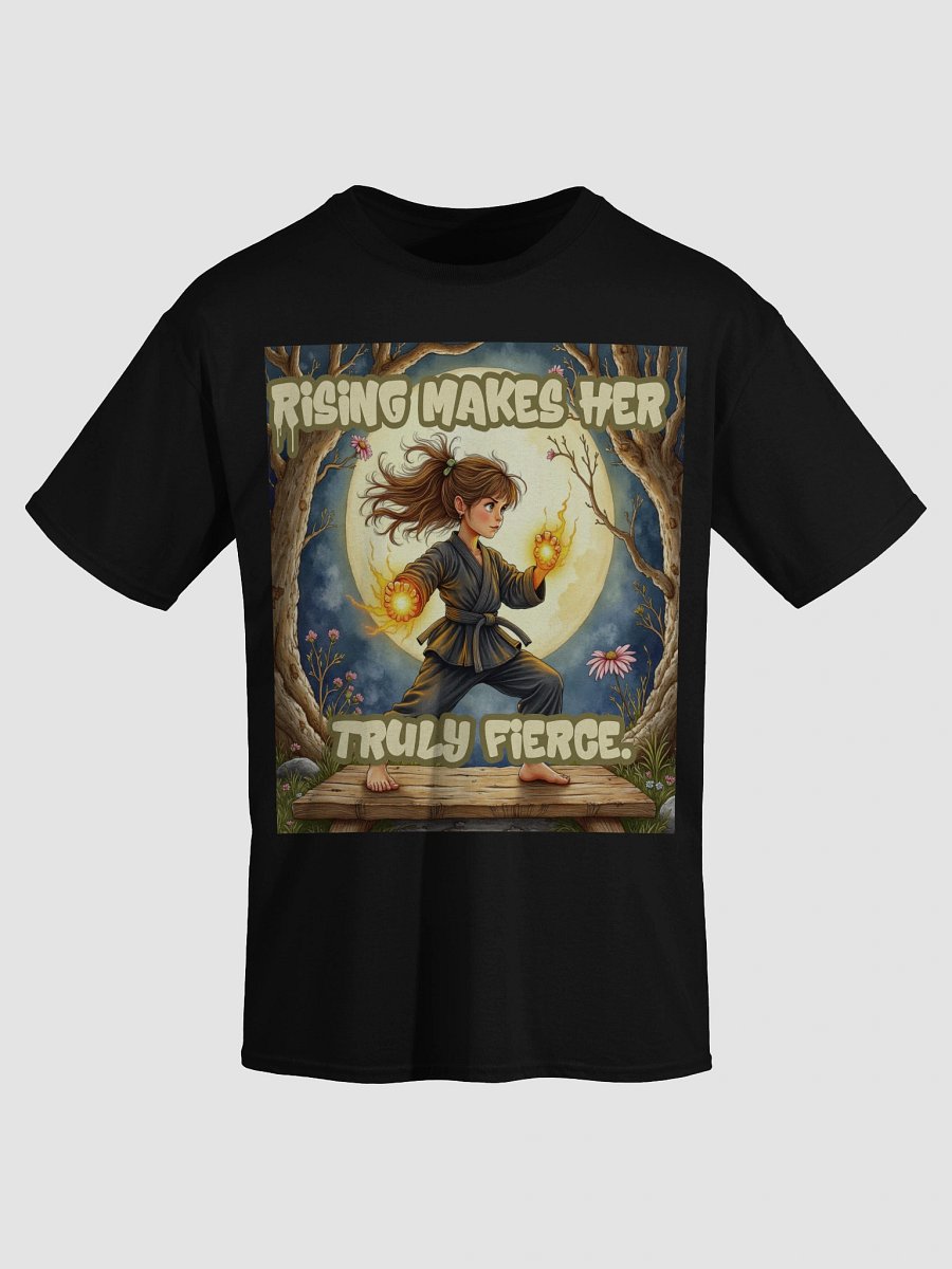 Rising Makes Her Truly Fierce – Empowered Martial Arts Girl Design product image (3)