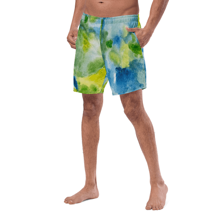 Green Watercolor Men Trunks product image (2)