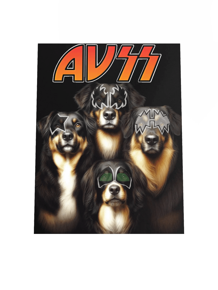 Australian Shepherd Classic Hard Rock Poster product image (7)