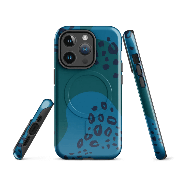 Teal Splotch MagSafe® Tough Case product image (3)