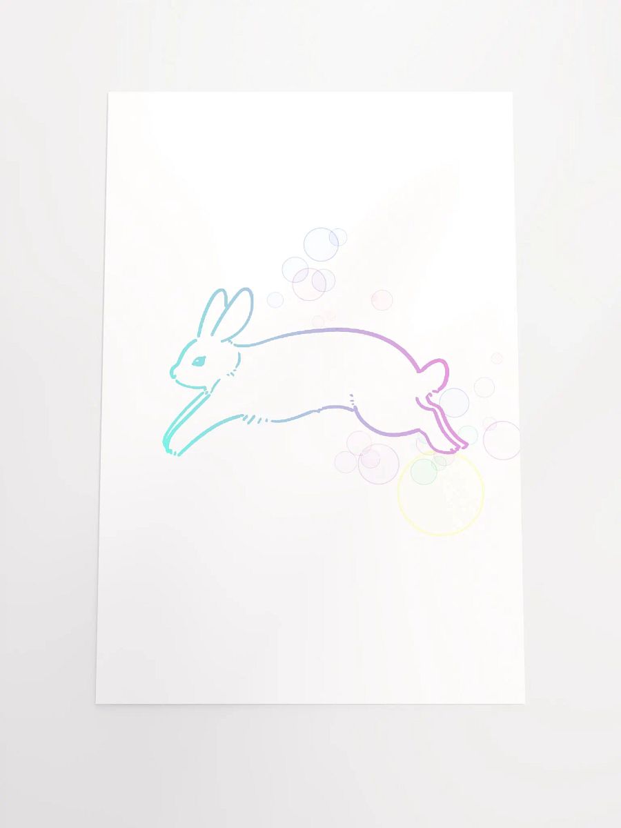Bubble Bunny Poster product image (2)