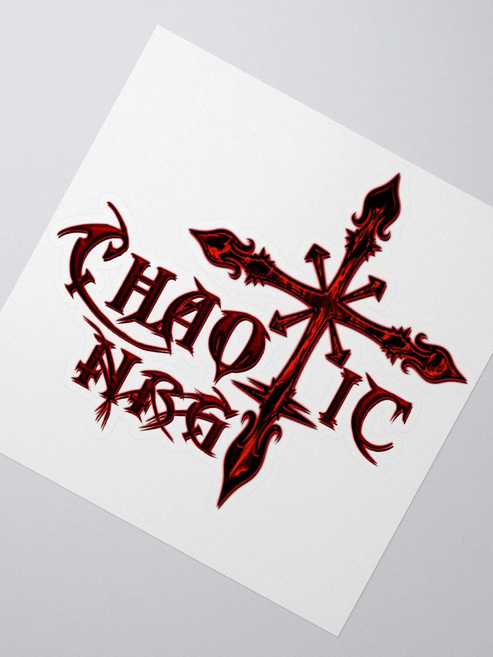 Gothic Chaos Cross Chaotic NRG Stickers product image (2)