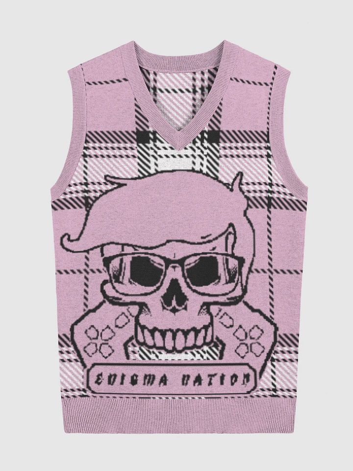 Enigma Nation Knitted V-Neck Vest 20 product image (2)