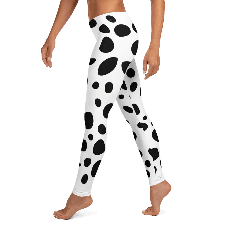 Dalmation Print Leggings – Soft, Stretchy, and Comfortable with Customizable Surface product image (10)