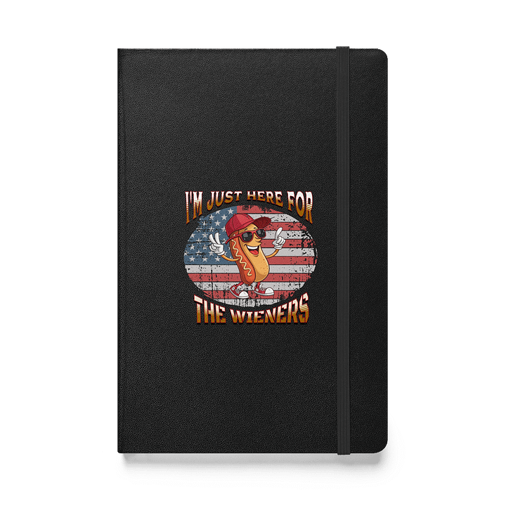 Im Just Here For The Wieners Hot Dog Wonderland Hardcover Journal product image (1)