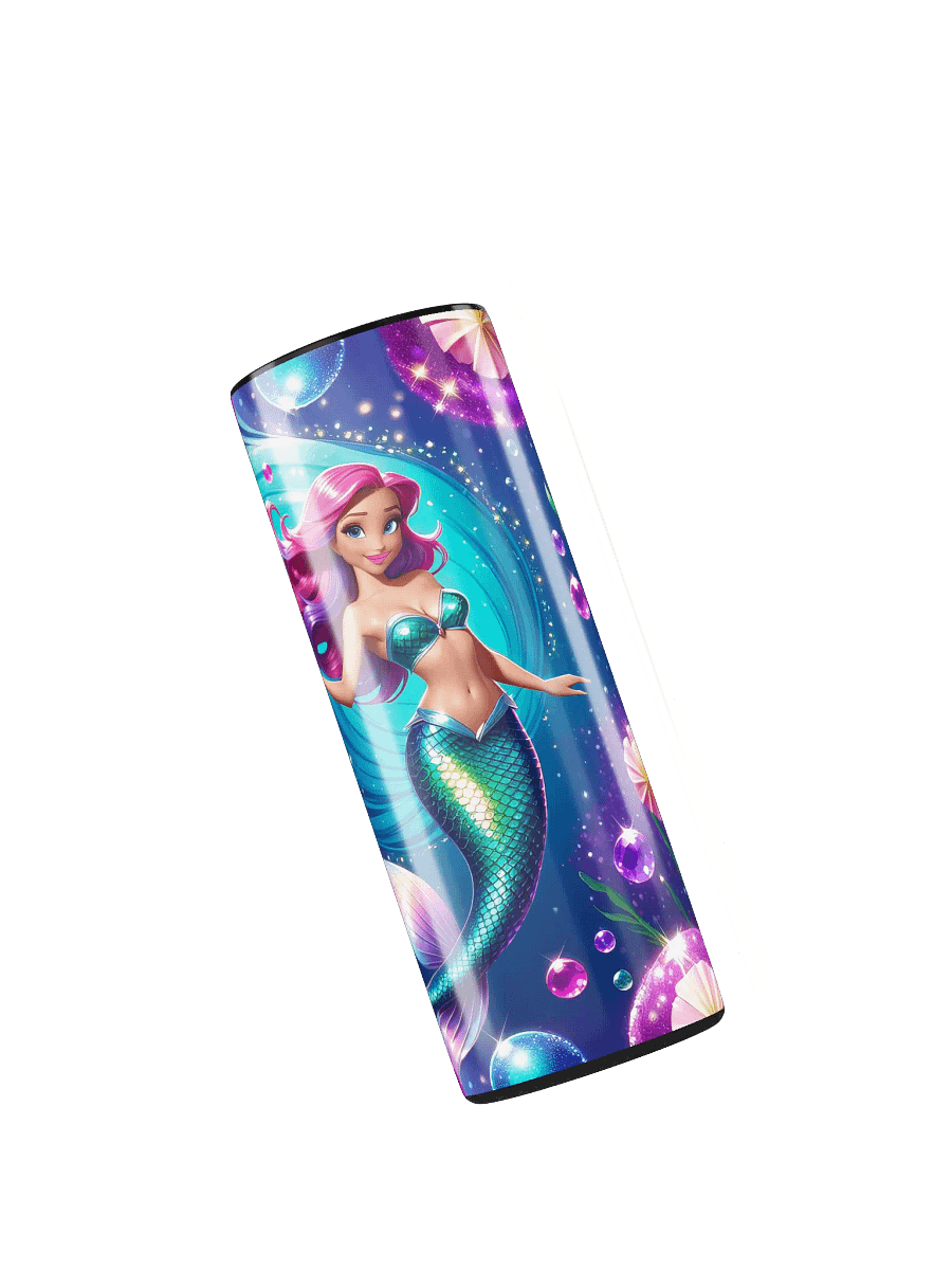 Mermaid Princess 20 oz Skinny Stainless Steel Tumbler - v2 product image (4)