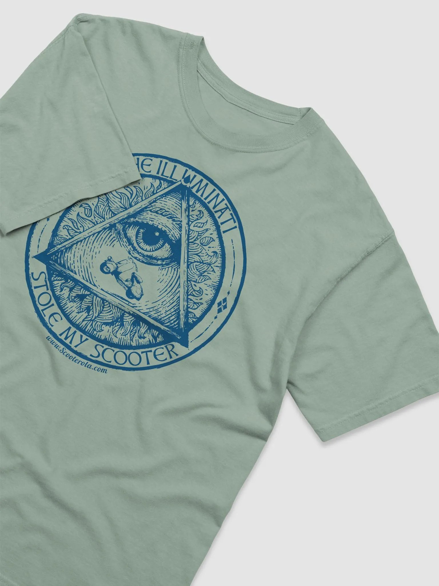 Illuminati Stole My Scooter Tee product image (3)