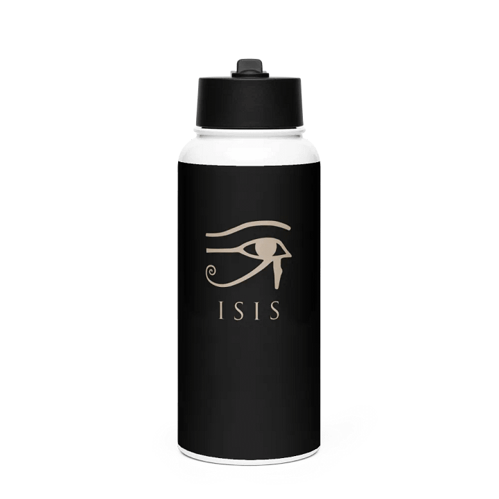 Isis Black Stainless Steel Water Bottle product image (1)