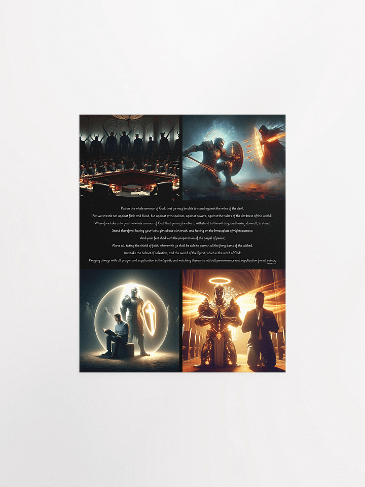 Armor of God Digital Art Poster | Ephesians 6 product image (1)