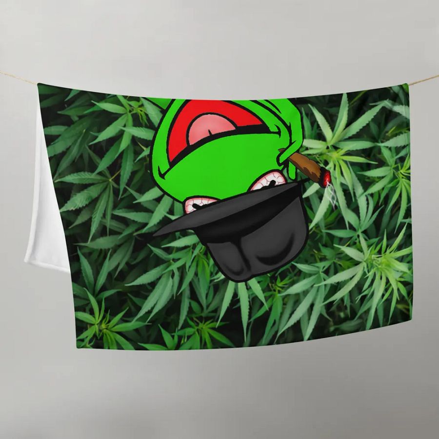 Ganja Gang Throw Blanket product image (21)