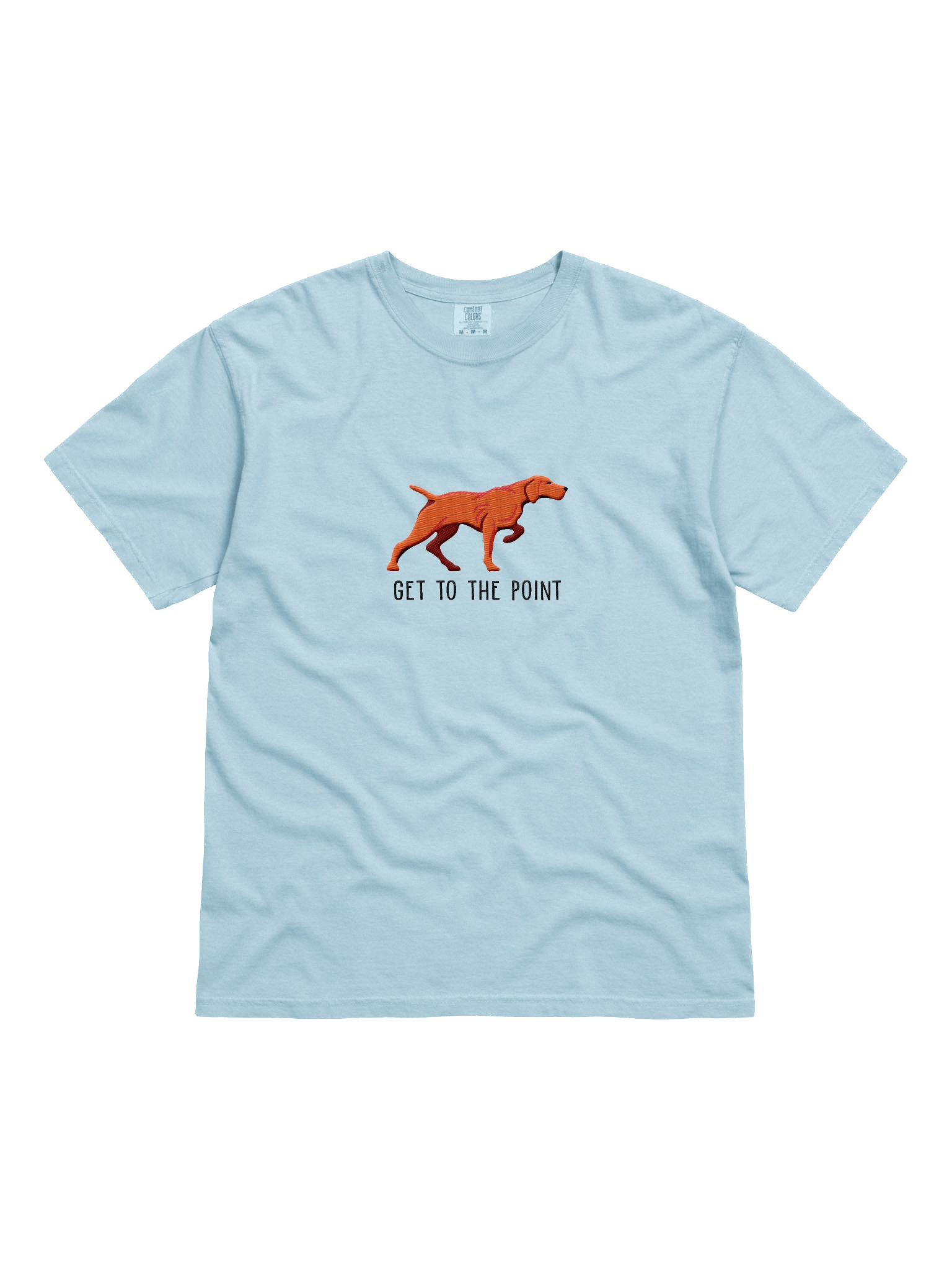 Get to the Point T-Shirt(Embroidered) of a Vizsla(Docked Tail) product image (51)