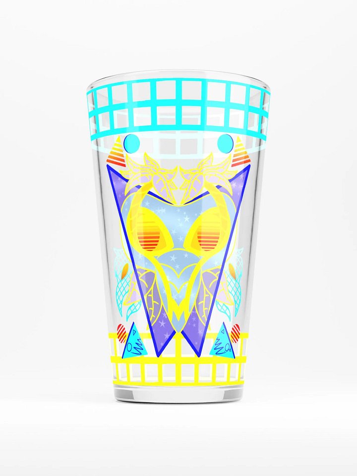 Retro Mask (Pint Glass) product image (1)