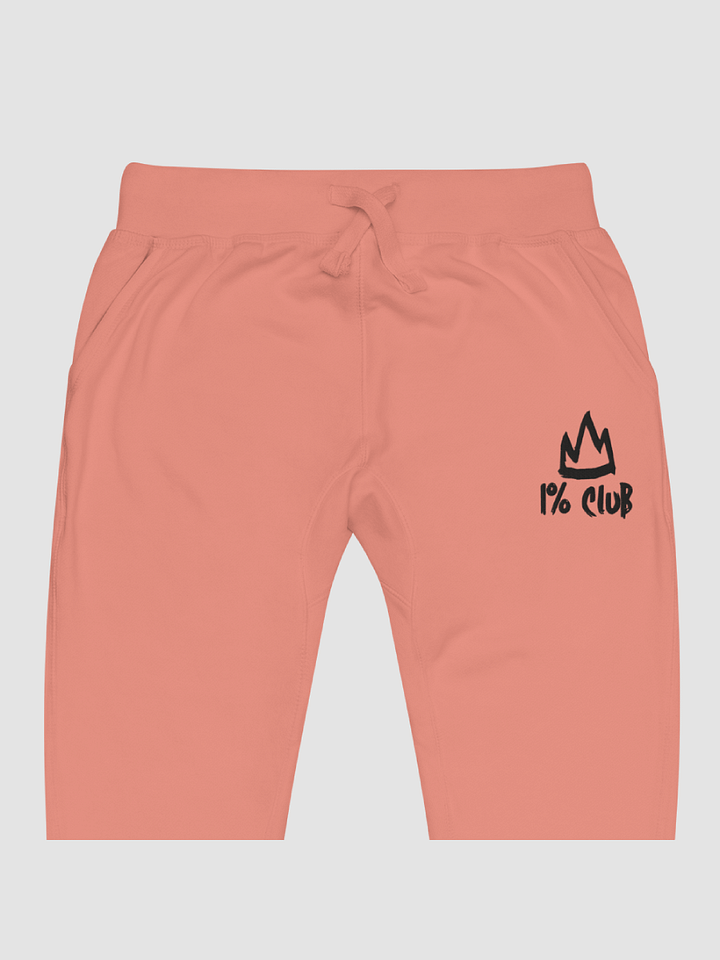 1% Club Unisex fleece sweat pants product image (2)
