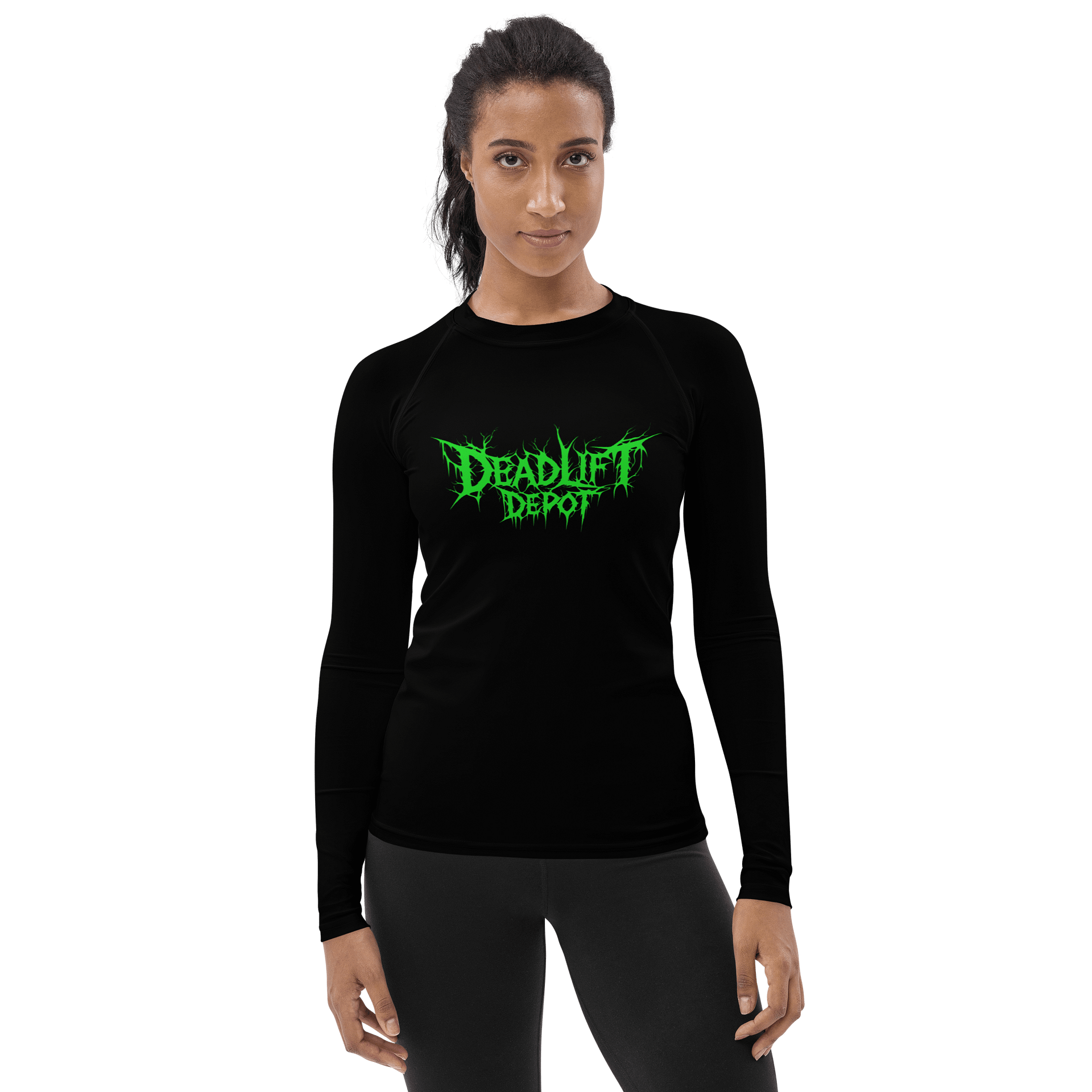 Women's Slimefront Deadlift Depot Compression Shirt product image (1)