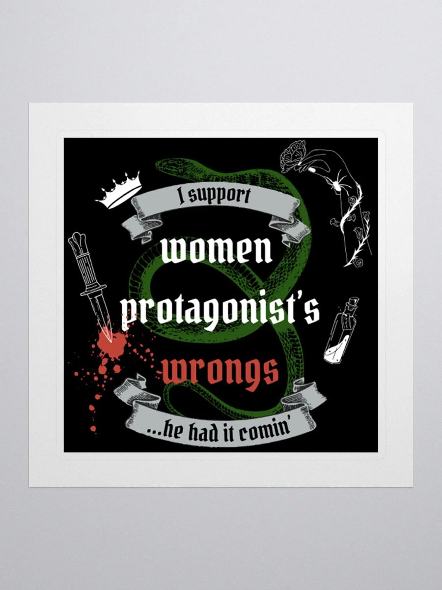 Supporting Women Protagonist's Wrongs Sticker product image (2)