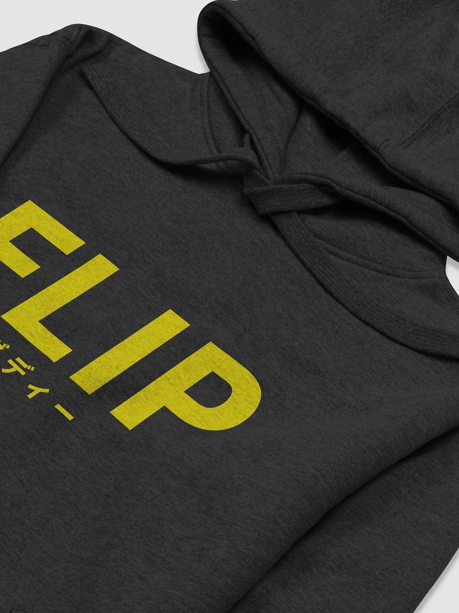Flip Hoodie [Yellow Text] product image (3)