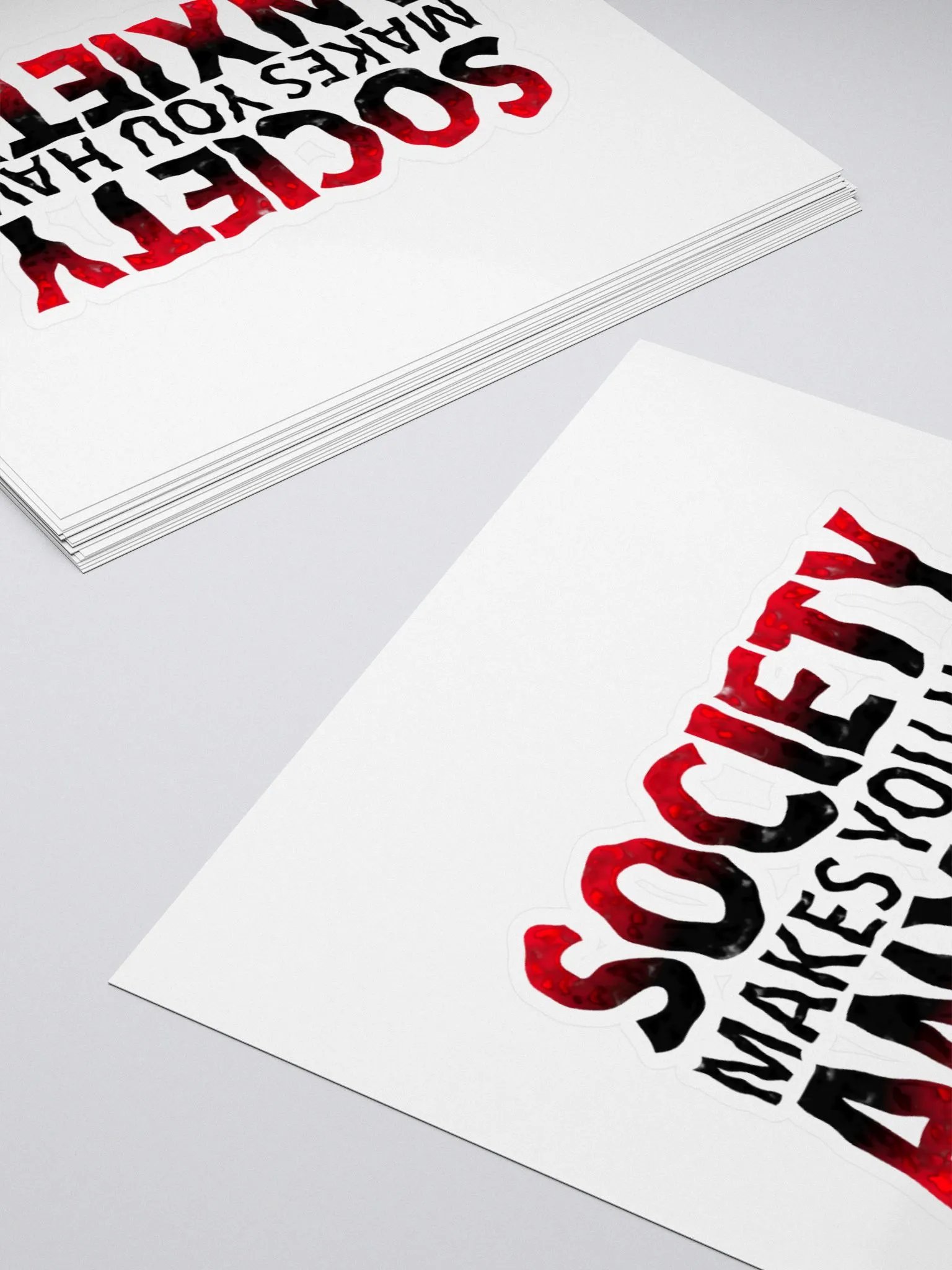 Society Makes You Have Anxiety Stickers product image (10)