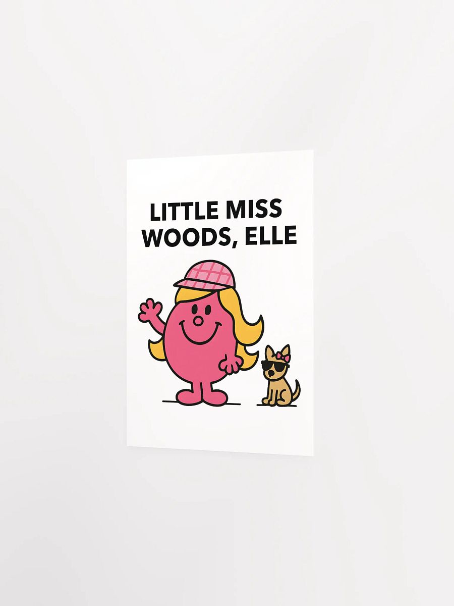 Little Miss Elle Woods Poster – Enhanced Matte Broadway Pop Art Wall Print product image (2)