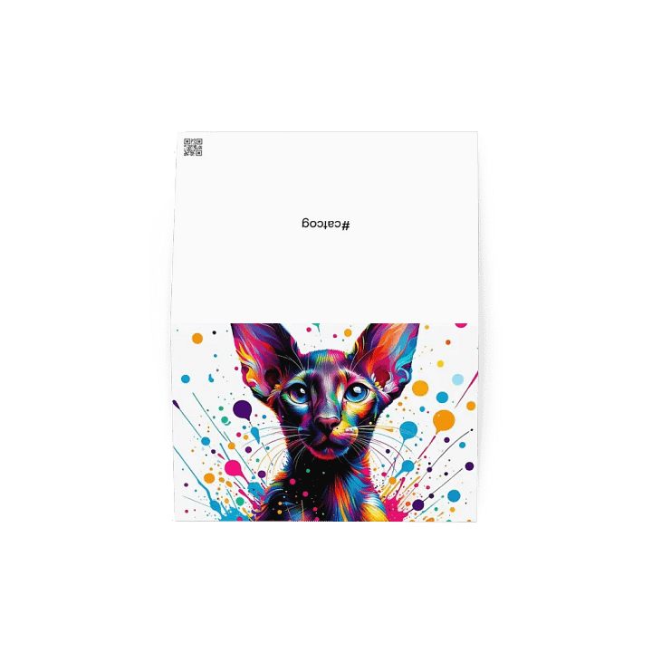 Greeting Card: Oriental Shorthair product image (1)