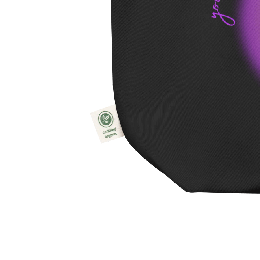 "You Have a Beautiful Aura" Black Tote product image (3)
