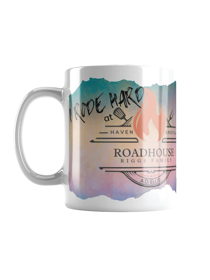 Rode Hard at the Roadhouse White Glossy Mug product image (2)