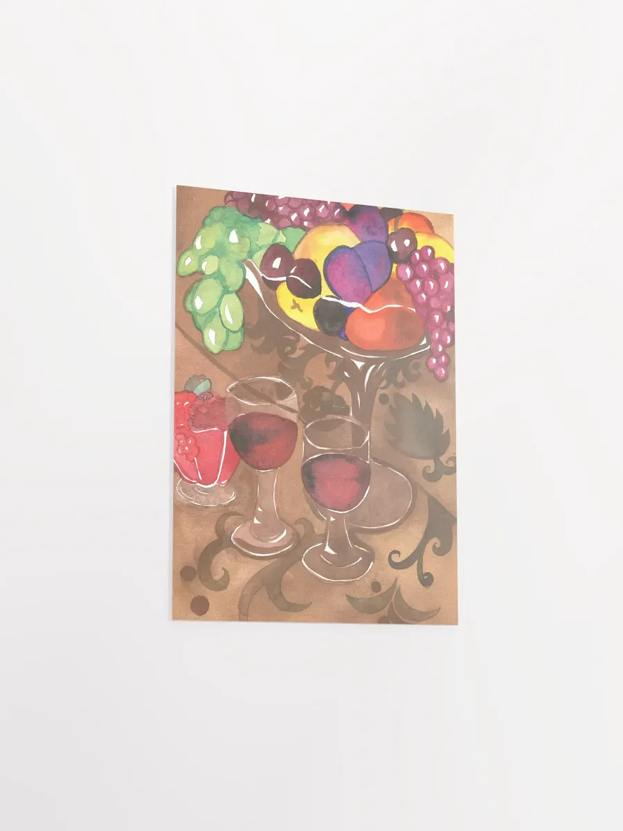 Wine And Fruits Art Print product image (14)
