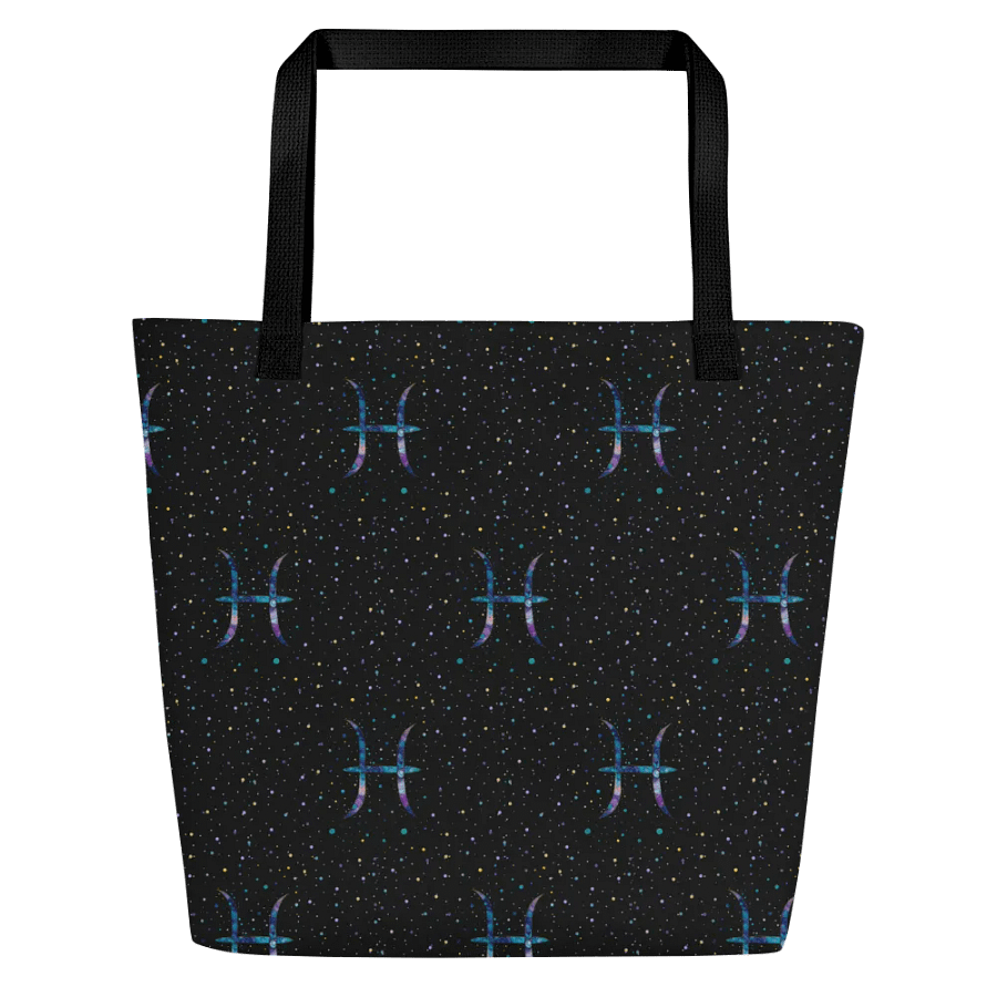 Pisces, Magical Mystical Glyph Only, Patterned Tote product image (3)