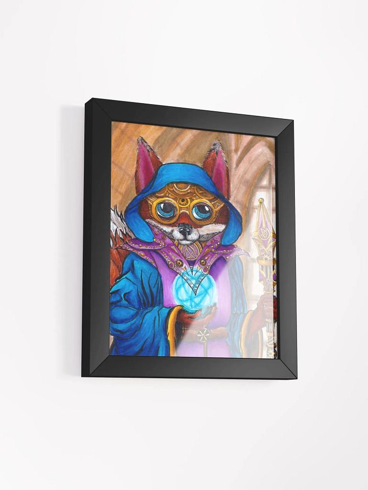 Steampunk Wizard Fox Framed Print product image (2)